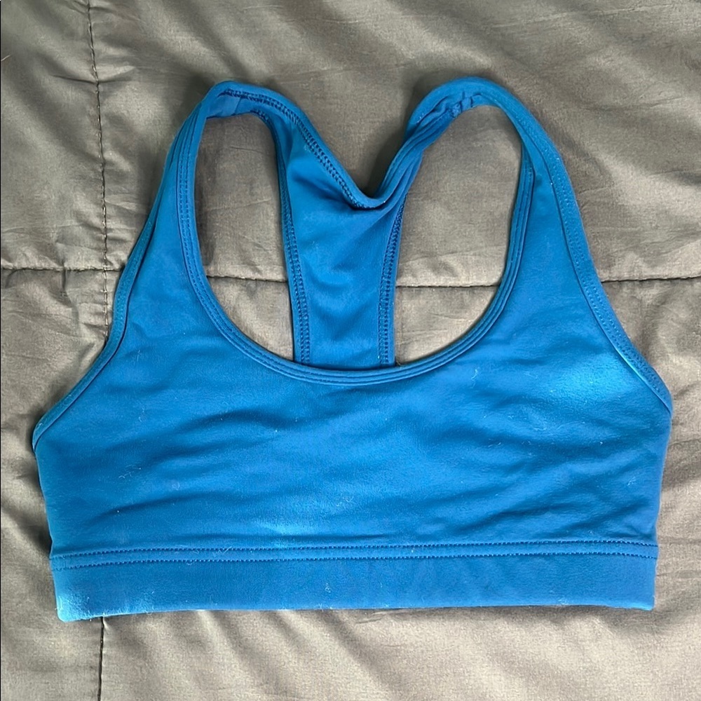 Lorna Jane Blue Racerback Sports Bra *Estimated Size XS